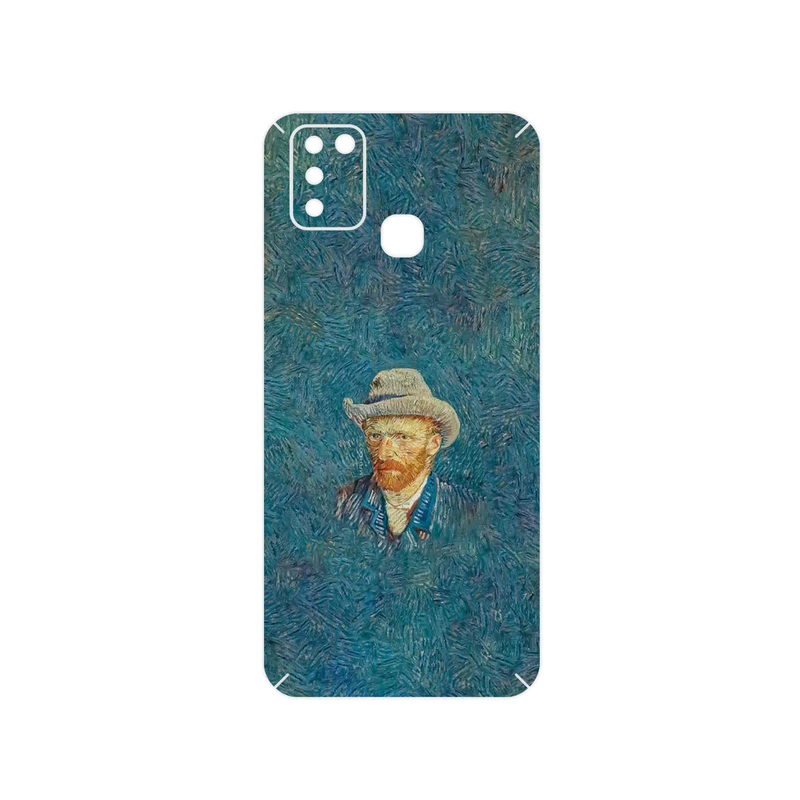 برچسب پوششی ماهوت مدل Self portrait with a gray felt hat مناسب برای گوشی موبایل اینفینیکس Smart 6 X657B