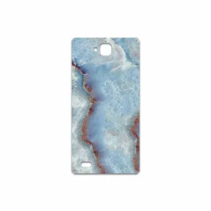 MAHOOT Blue Ocean Marble Cover Sticker for Honor 3C