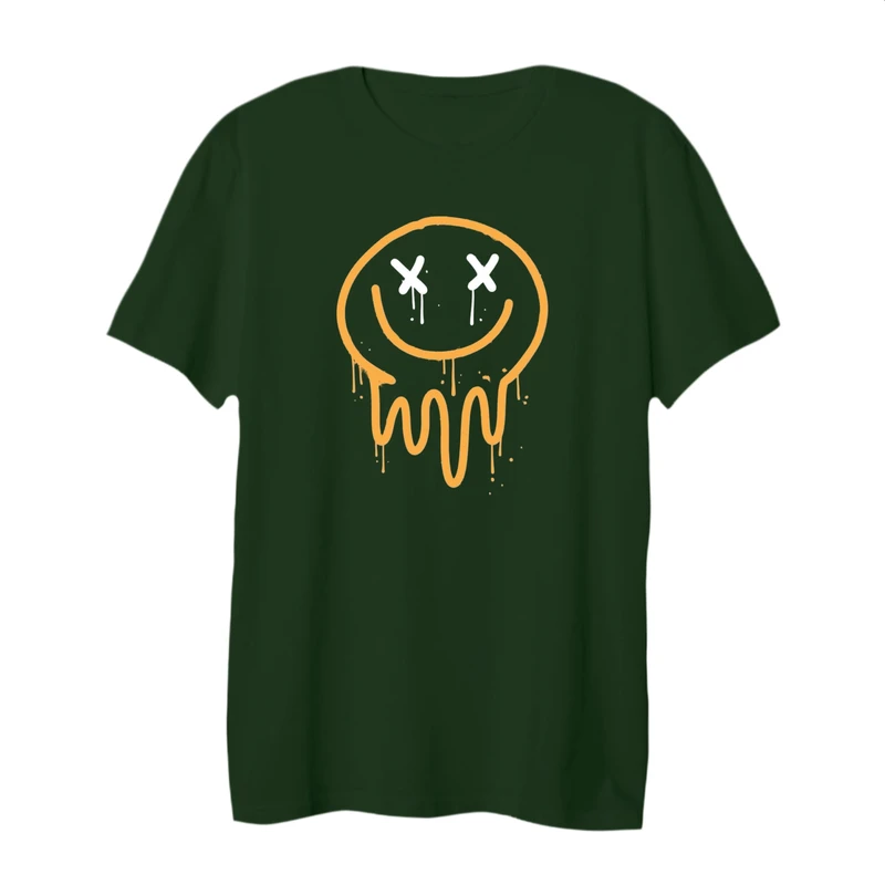 تی شرت لانگ آستین کوتاه زنانه مدل ایموجی کد 1