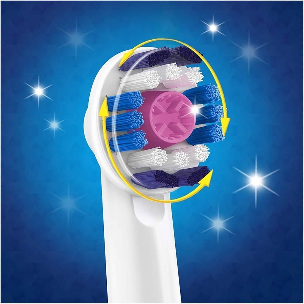 سری یدک مسواک برقی اورال-بی مدل 3D white کد clean maximiser بسته 4 عددی -  - 2
