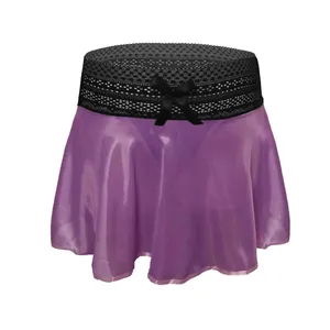 دامن زنانه شیک فام مدل 1544 رنگ یاسی