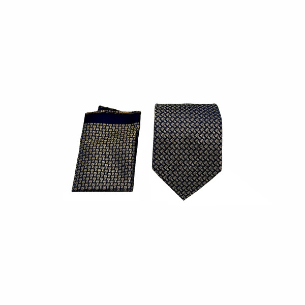 ست کراوات و دستمال جیب مردانه آریوان مدل LR7701