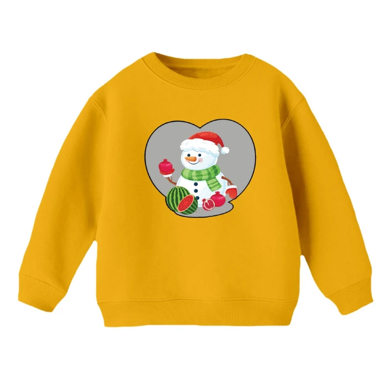 سویشرت بچگانه مدل آدم برفی یلدایی 