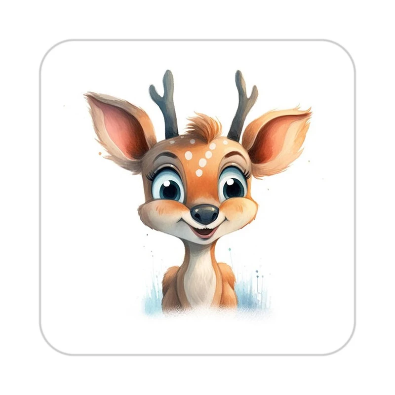 زیر لیوانی کاکتی طرح حیوانات کارتونی مدل mp28462