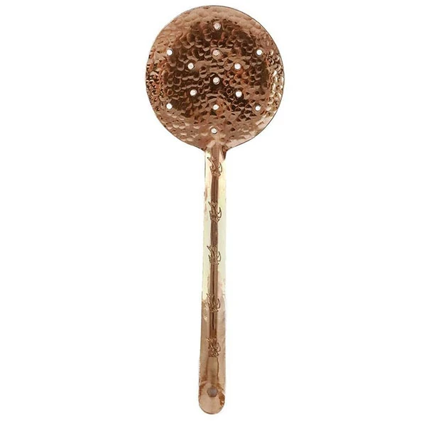 عکس شماره 3 : کفگیر مسی مدل پرستو کد zh183