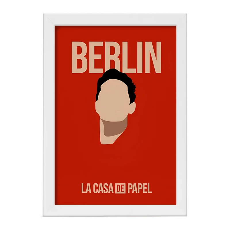 تابلو خندالو مدل برلین خانه کاغذی کد F10128