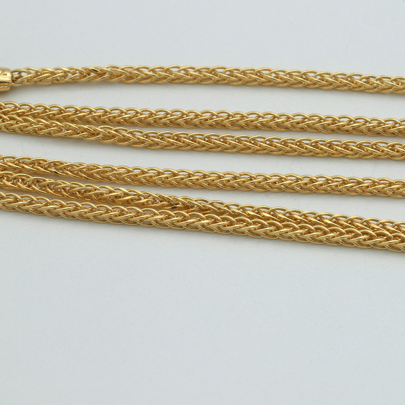 زنجير طلا 18 عيار زنانه كد 826