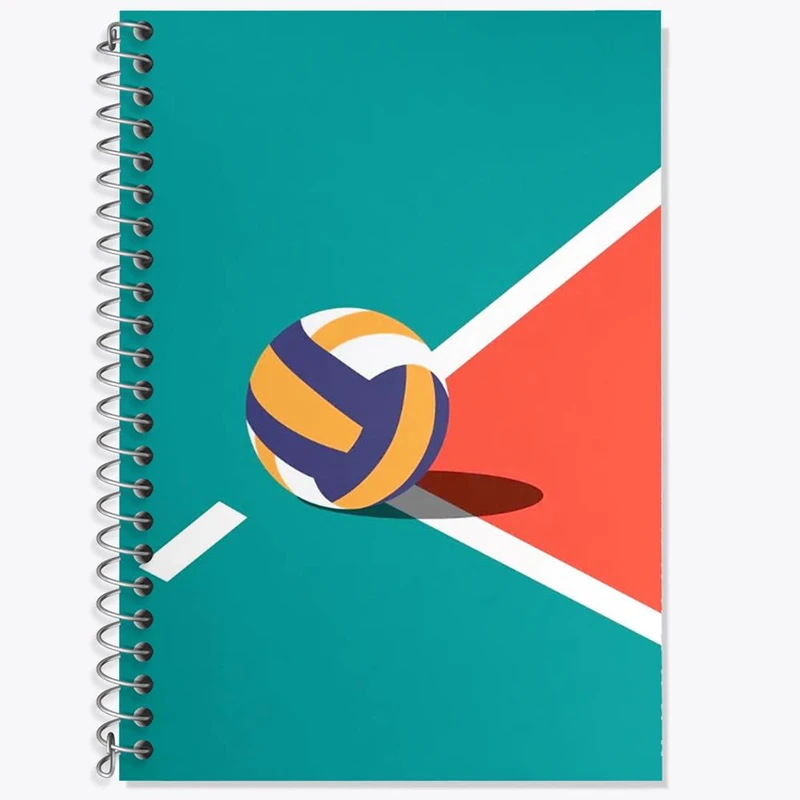 دفتر لغت 50 برگ خندالو مدل والیبال Volleyball کد 26432