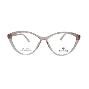 فریم عینک طبی گربه ای زنانه مدل L-196 مناسب فرم صورت مستطیلی و مربعی