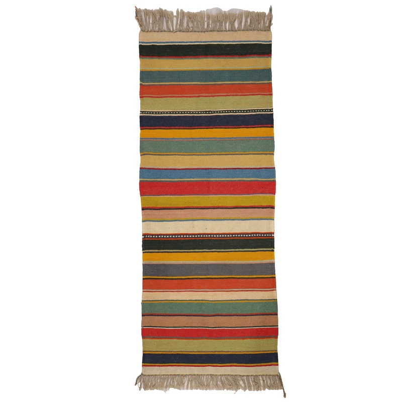 گلیم دستبافت یک ونیم متری مدل دکوراتیو کد 40410106