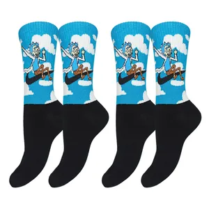 جوراب ورزشی ساق بلند زنانه مدل 2073  بسته دو عددی