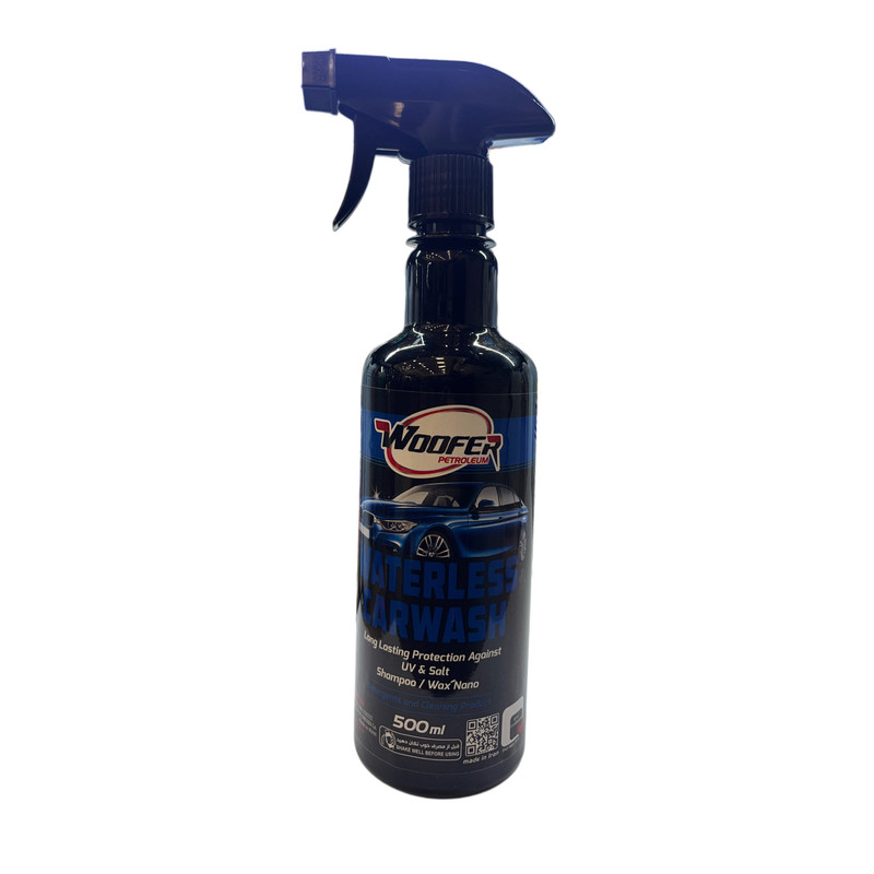اسپری کارواش بدون آب ووفر مدل waterless carwash حجم 500 میلی لیتر