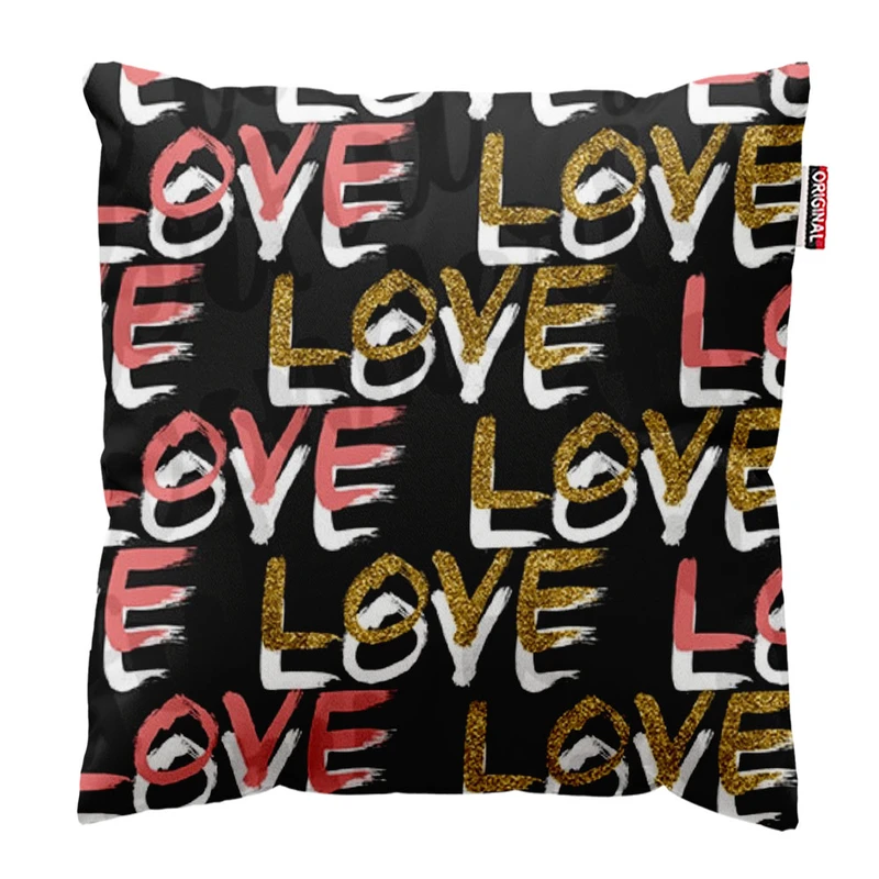  کوسن پاد آفرین طرح عشق کد 1359 سایز 30*30 سانتی متر