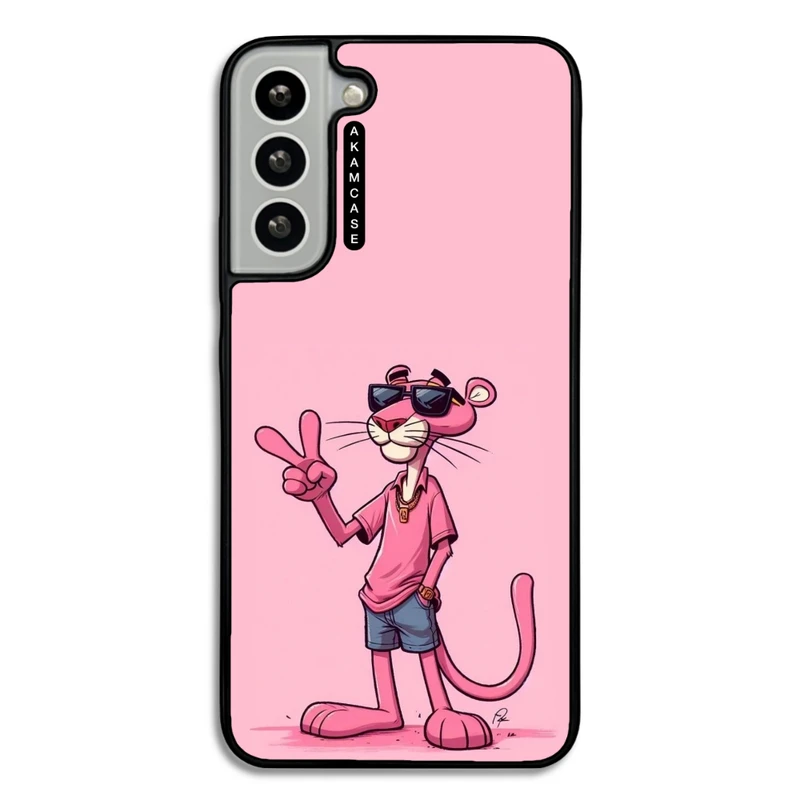 کاور آکام مدل AMC-WSGS22P-PINK PANTHER10 مناسب برای گوشی موبایل سامسونگ Galaxy S22 Plus