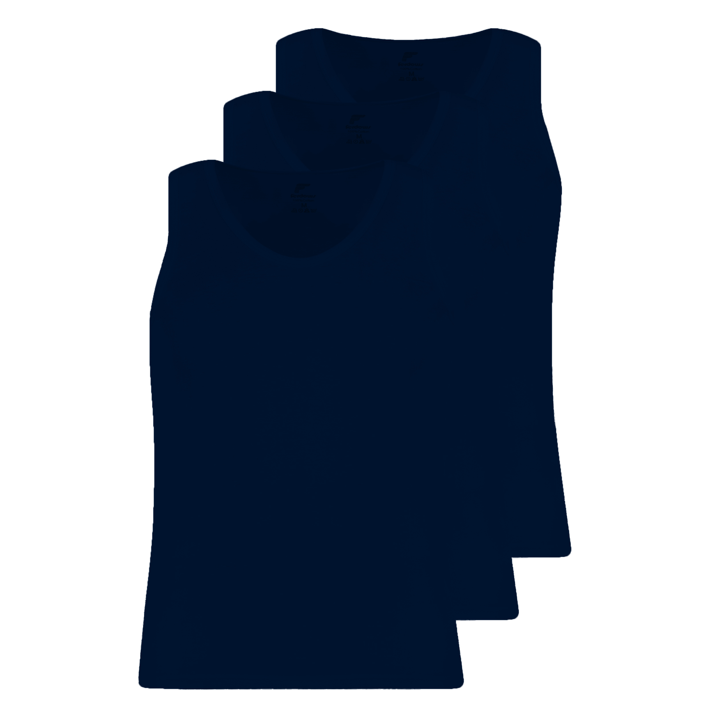 زیرپوش بدون آستین مردانه فردوس مدل TTNB3 بسته 3 عددی