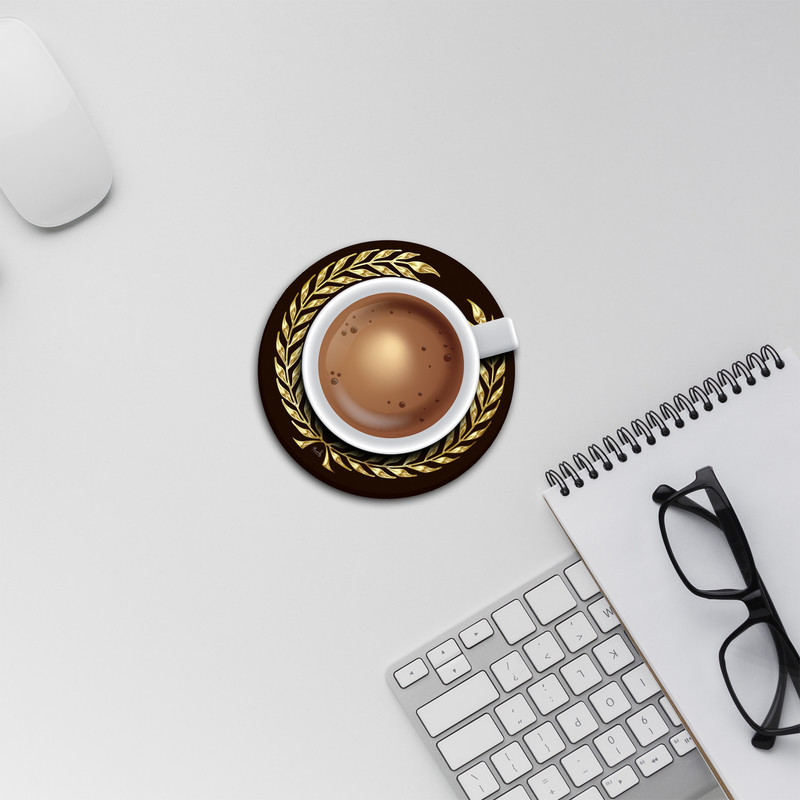 زیر لیوانی مدل وکیل دادگستری مجموعه 6 عددی