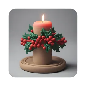 زیر لیوانی کاکتی طرح گل مدل mp18616