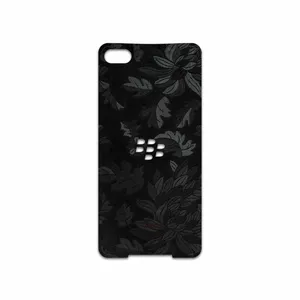 MAHOOT Black-Wildflower Cover Sticker for BlackBerry Z30