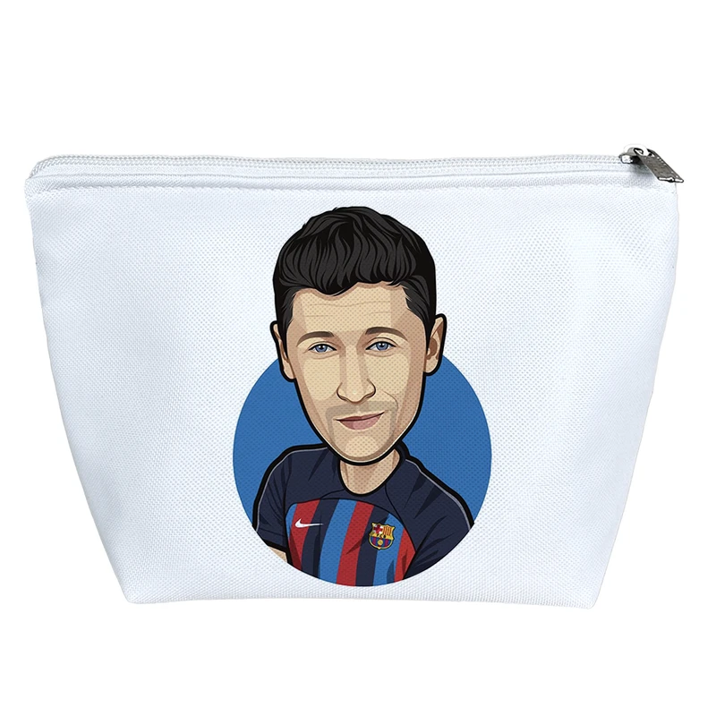 کیف لوازم آرایش دخترانه خندالو مدل لواندوفسکی کد 6039