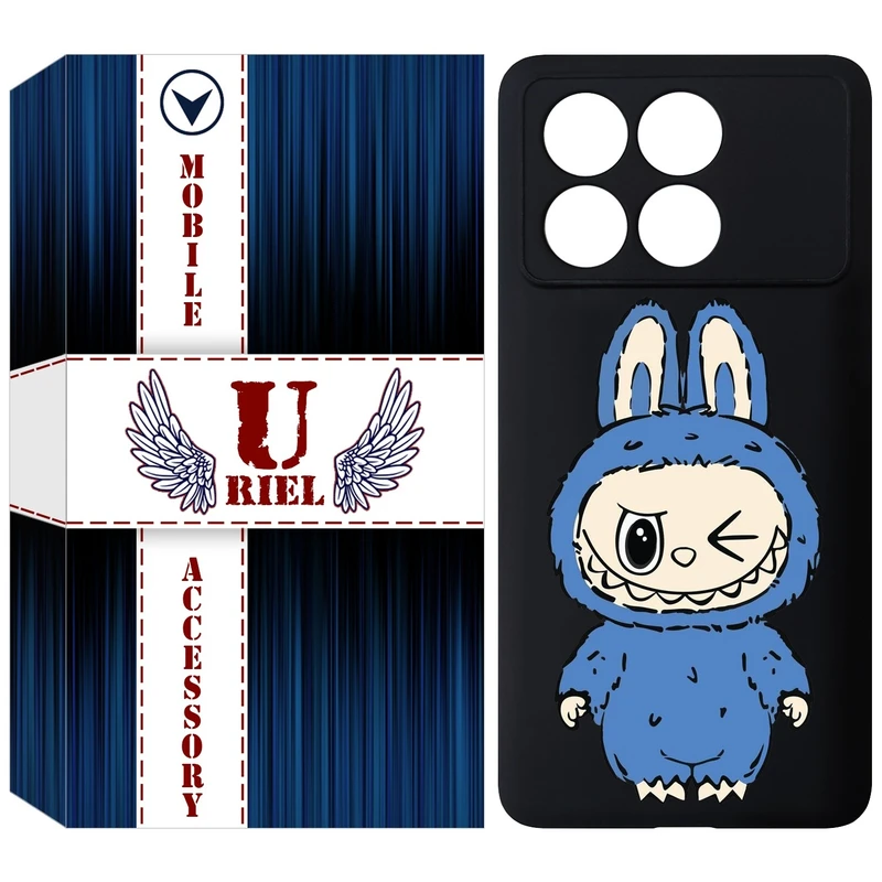 کاور یوریل مدل KSH کد 116 طرح عروسک لبوبو مناسب برای گوشی موبایل شیائومی Poco X6 Pro