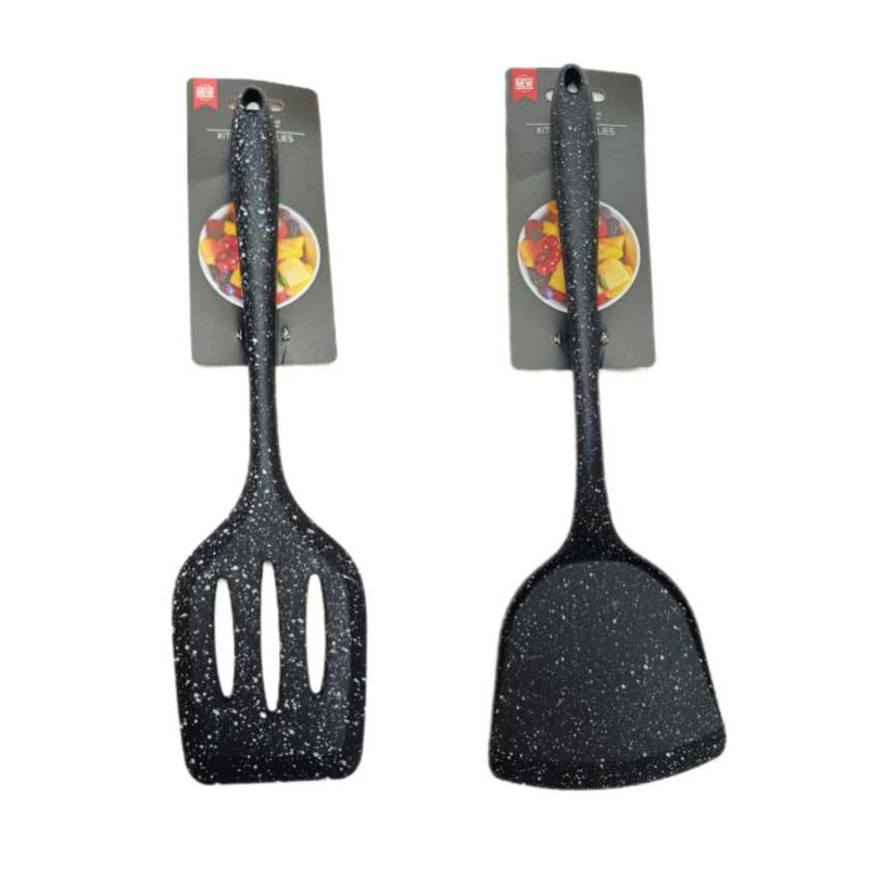 سرویس کفگیر و ملاقه 2 پارچه مدل سیلیکون کهکشانی کد U001