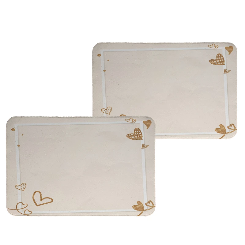 زیربشقابی طرح قلب کد 8767 بسته 2 عددی 