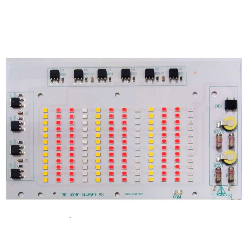 چیپ ال ای دی رشد گیاه 100 وات مدل full spectrum Automatic cut off