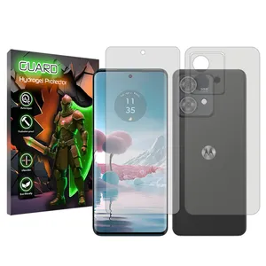Guard transparent screen protector suitable for Motorola Edge 40 Neo Mobile phone with back protector
