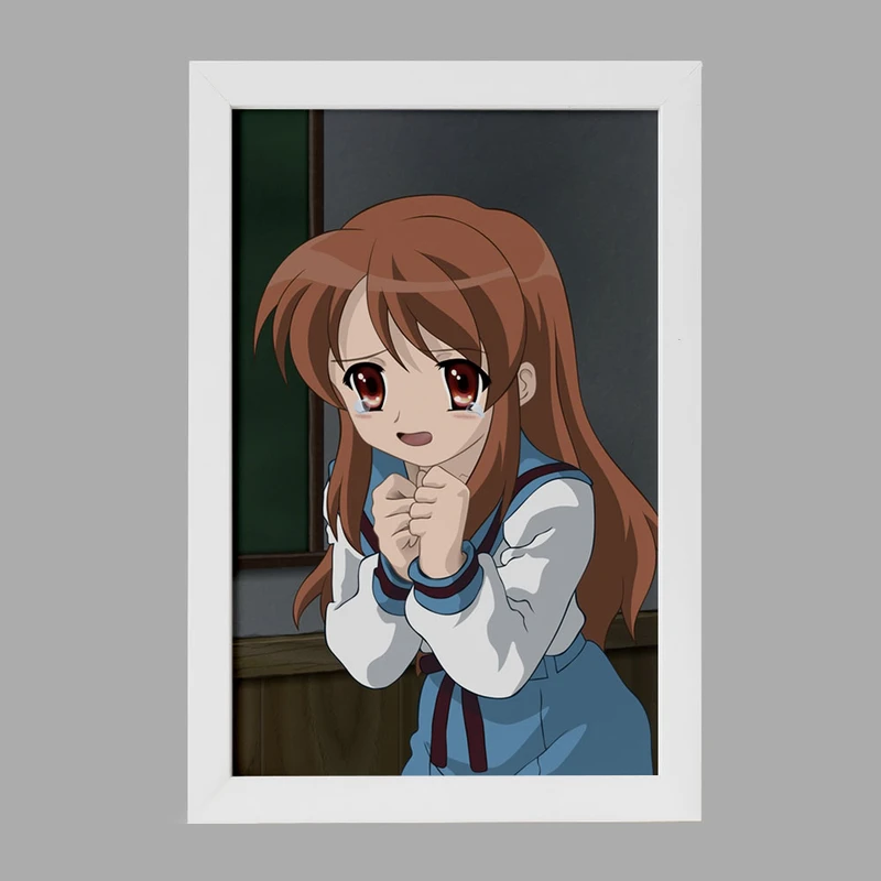تابلو خندالو مدل میکورو انیمه ناپدید شدن هارومی سوزومیا The Disappearance of Haruhi Suzumiya  کد 23156