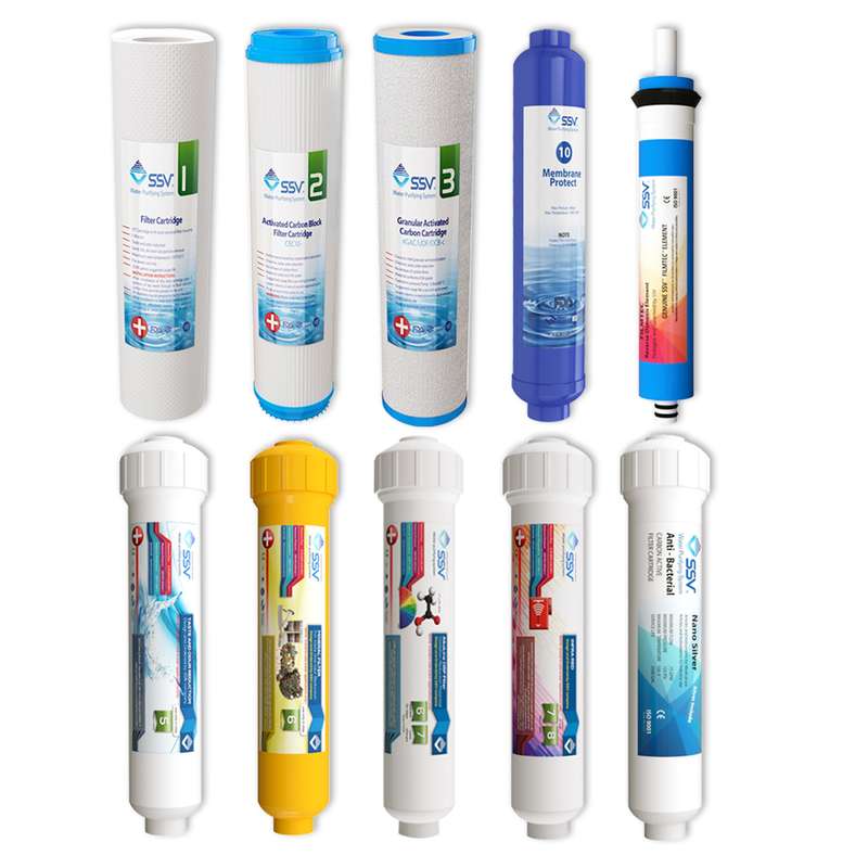 فیلتر دستگاه تصفیه آب اس اس وی مدل H1000 بسته 10 عددی