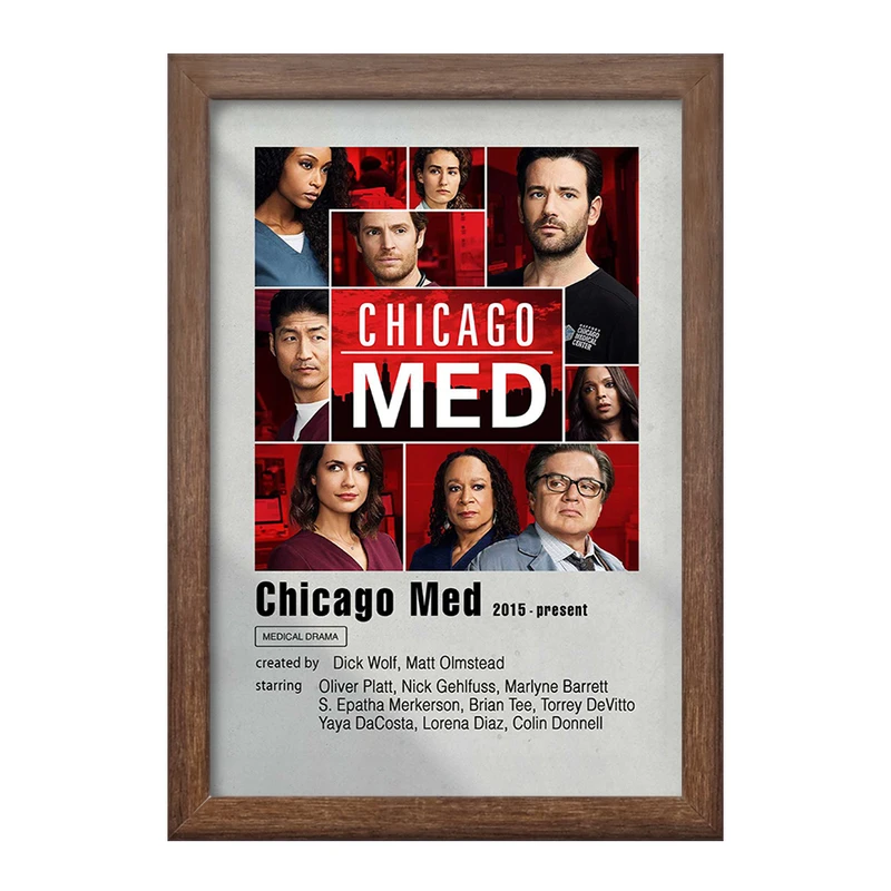 تابلو خندالو طرح بیمارستان شیکاگو (Chicago Med) کد F11290