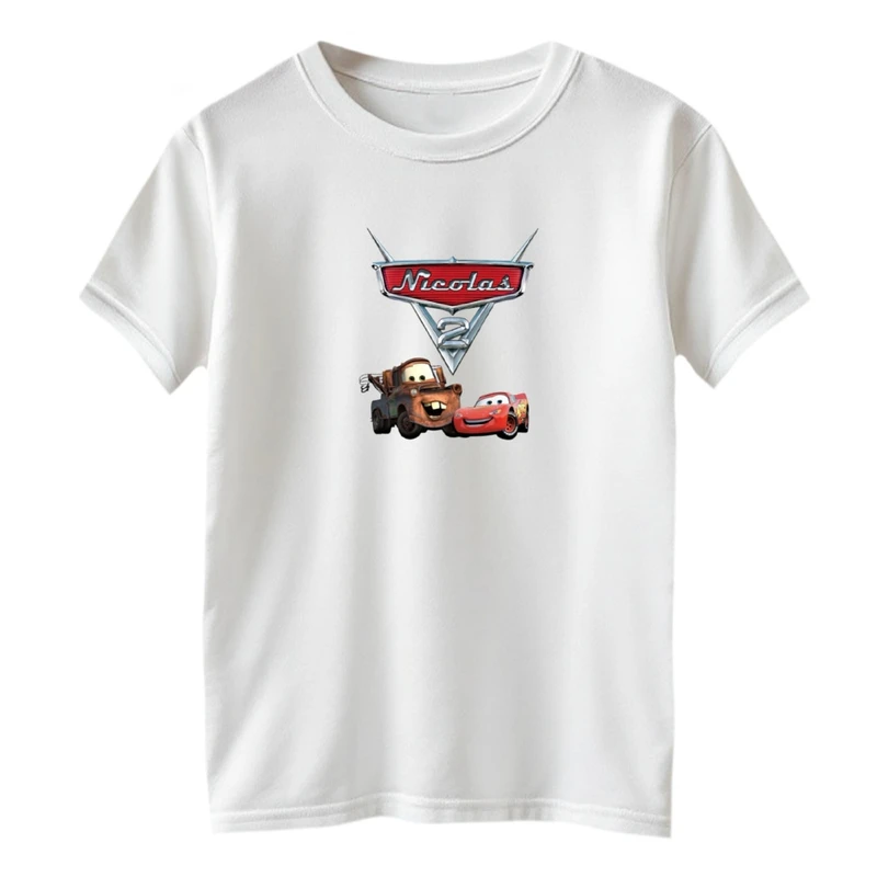 تی شرت آستین کوتاه بچگانه مدل ماشین ها کد 01