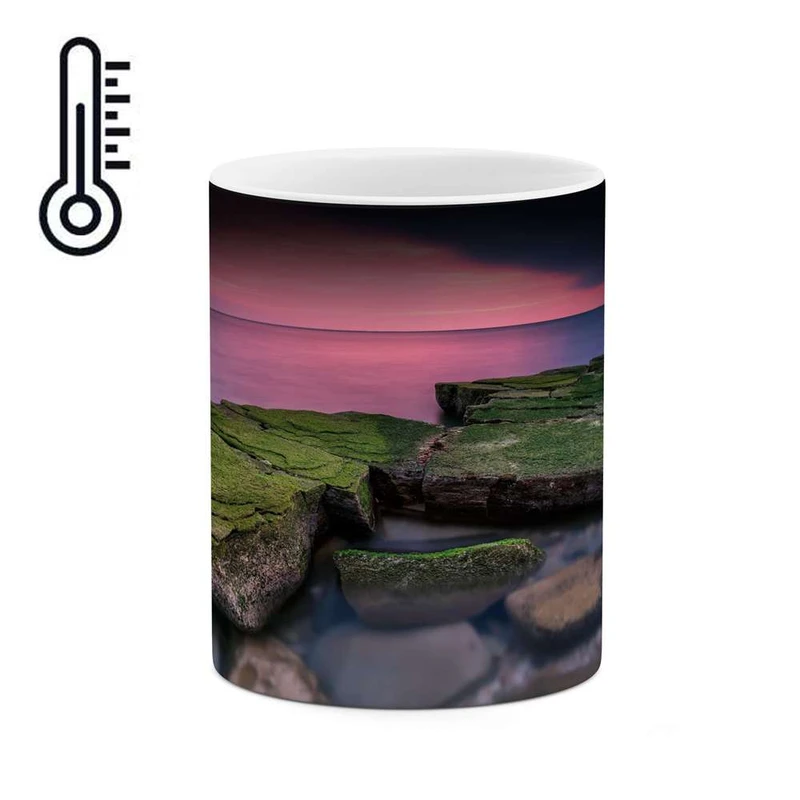 ماگ حرارتی کاکتی مدل منظره کد mgh17473