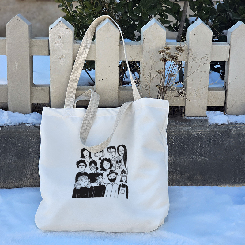 ساک خرید خندالو مدل مردم شاد کد 8564