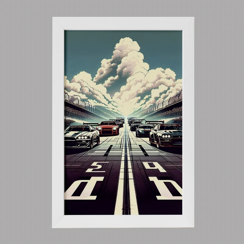 تابلو خندالو مدل ماشین مسابقه ای کد F4955