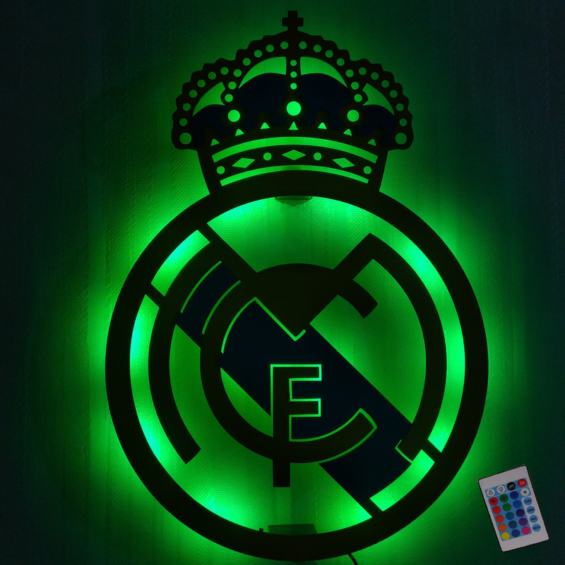 چراغ دیواری طرح رئال مادرید