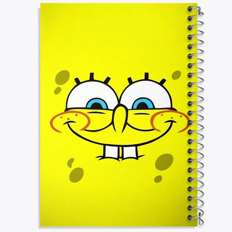 دفتر ژورنال نویسی 50 برگ خندالو مدل نقطه ای طرح باب اسفنجی و پاتریک کد 1321