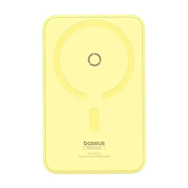 پاوربانک بی‌سیم 20 وات بیسوس مدل MagPro Magnetic Bracket 20w با ظرفیت 5000 میلی آمپر ساعت 