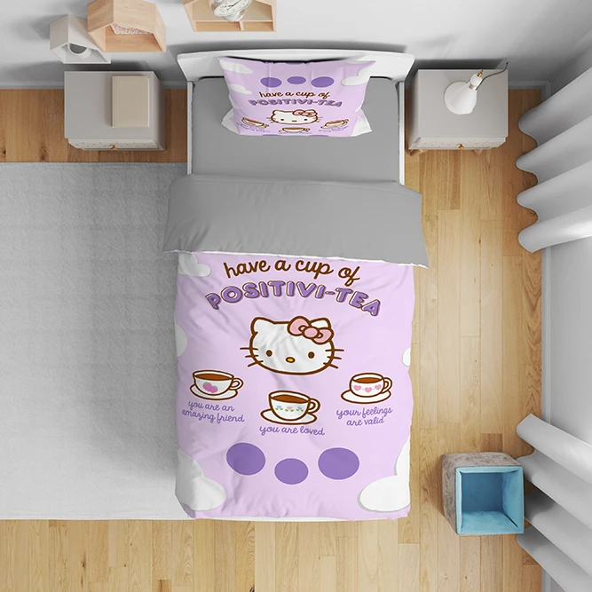 سرویس روتختی مدل کیتی 5140 تک نفره 5 تکه