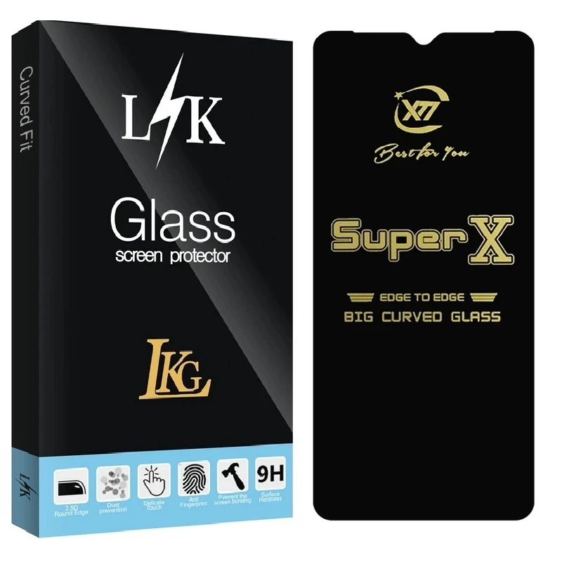 محافظ صفحه نمایش ال کا جی مدل LKK SuperX مناسب برای گوشی موبایل شیائومی Redmi 10C / Redmi 10 India / Redmi 10 Power / Redmi 12C / Poco C55 / Poco C61 / Redmi A3 / Redmi A3x