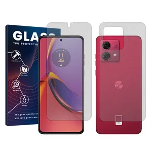 Glass Resistant model matte screen protector suitable for Motorola Moto G84 mobile phone Along with the phone back protector