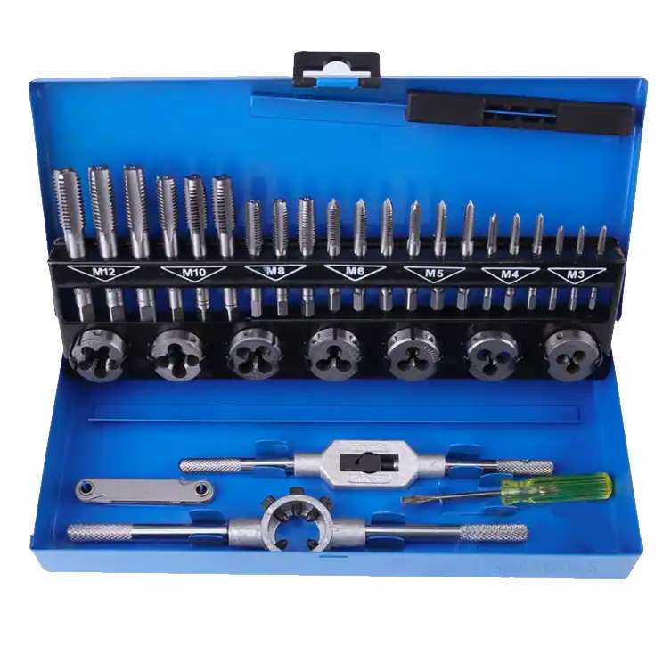 قلاویز و حدیده مدل M3 - M12 مجموعه 32 عددی قلاویز و حدیده مدل M3 - M12 مجموعه 32 عددی