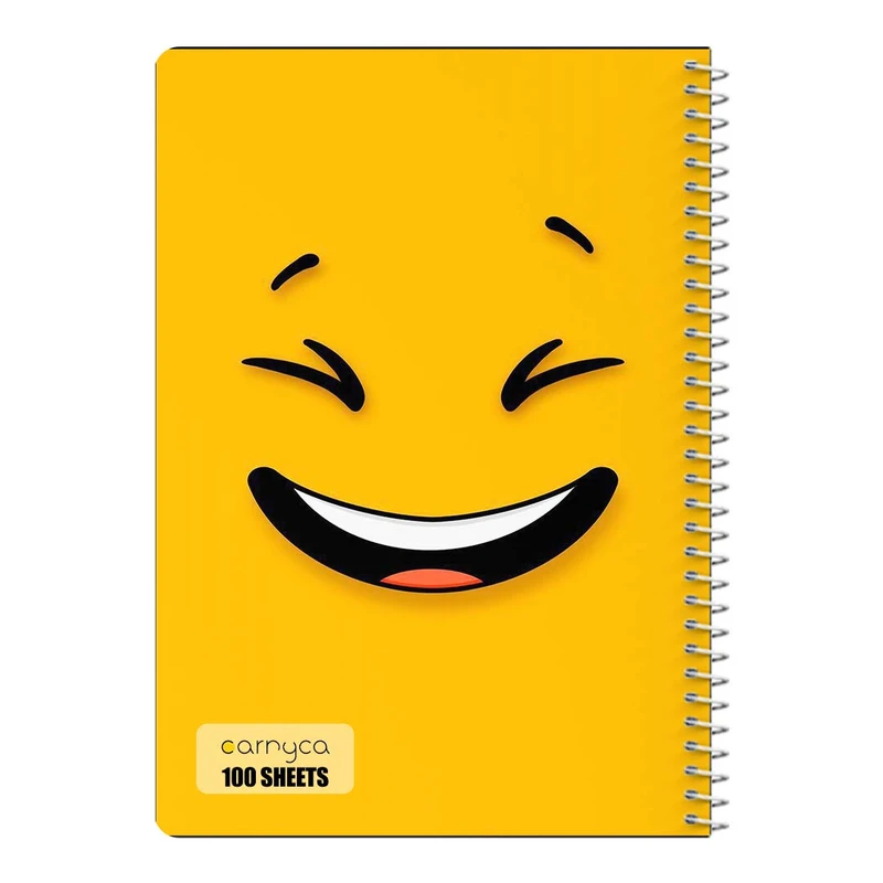 دفتر مشق 100 برگ سیمی کارنیکا طرح ایموجی Emoji کد 22220