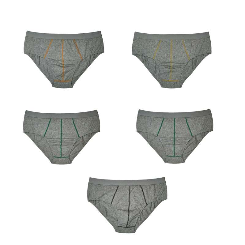 شورت مردانه لیورجی مدل shop-3x-5-2 gry مجموعه 5 عددی