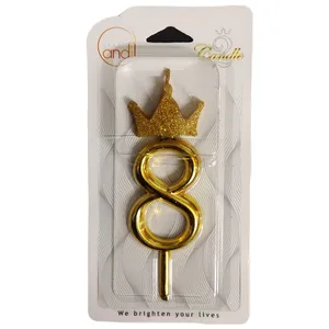شمع تولد مدل عدد 8