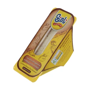 ساندویچ کلاب 60 درصد کالباس گوشت مرغ با پنیر ورقه ای نامی نو - 150 گرم