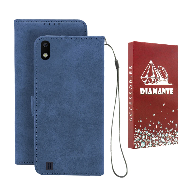 کیف کلاسوری دیامانته مدل Bandaviz Rd مناسب برای گوشی موبایل سامسونگ Galaxy M10 به همراه بند آویز