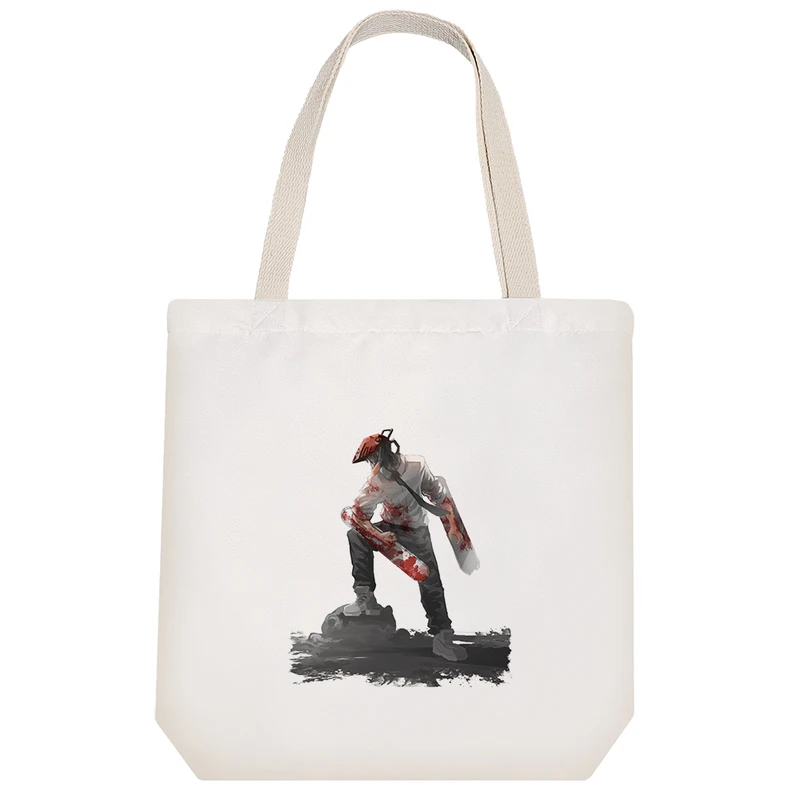 ساک خرید خندالو مدل دنجی انیمه مرد اره ای کد 1449