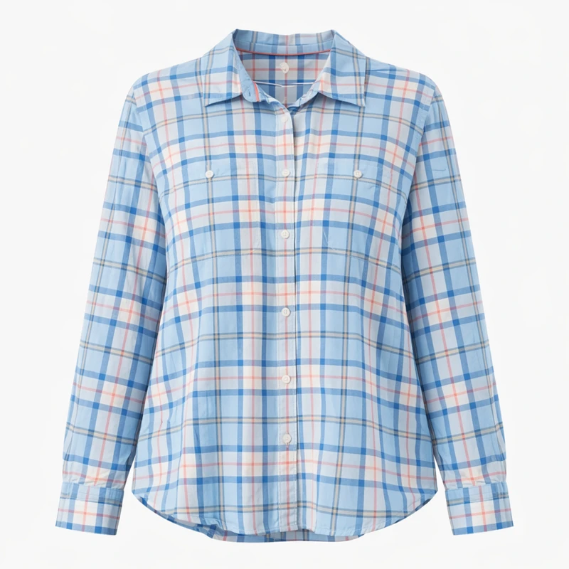 شومیز آستین بلند یقه برگردان زنانه مدل 38119