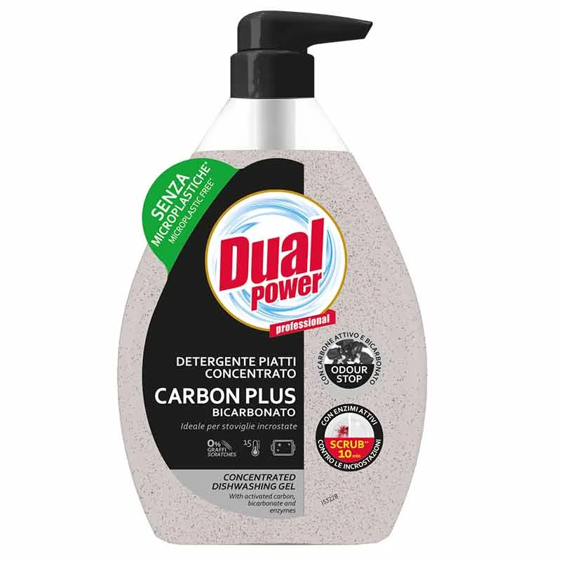 مایع ظرفشویی دوآل پاور مدل carbon plus حجم 600 میلی لیتر